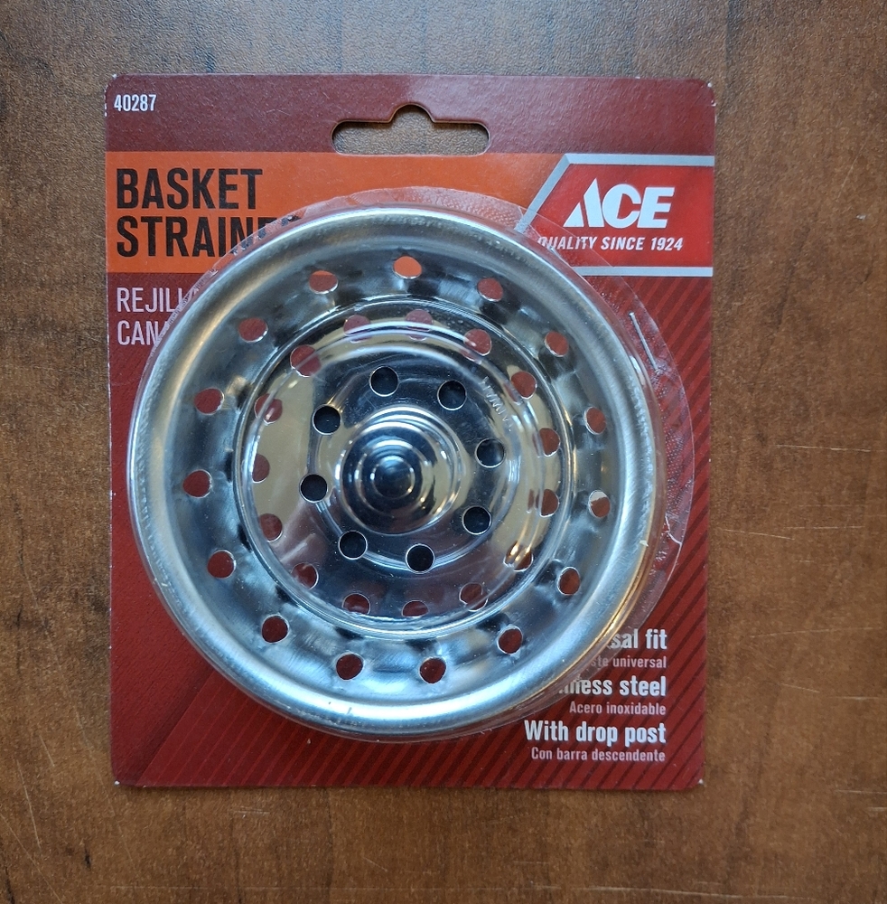 Ace Basket Strainer Stainless Steel